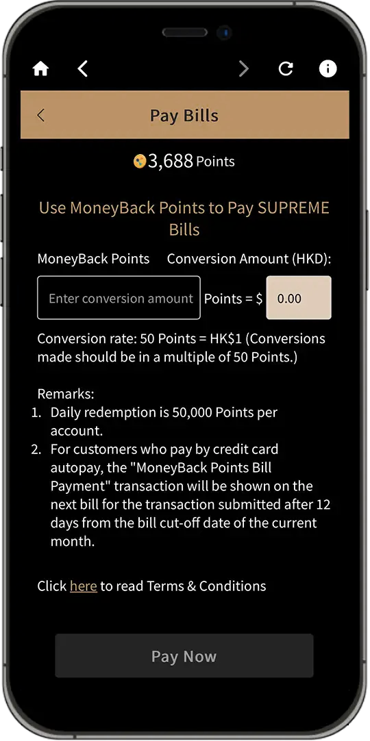 How to redeem Step 2